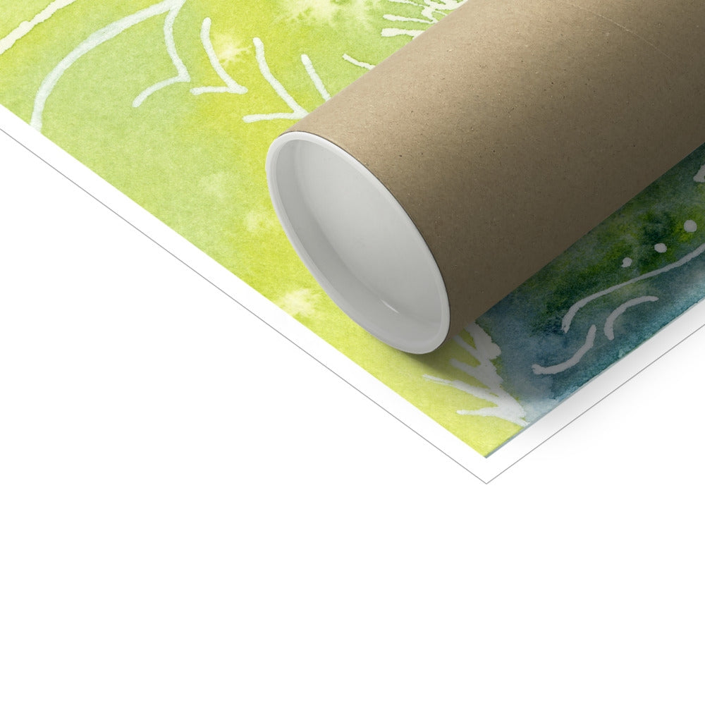 Crystalline Peaks Fine Art Print