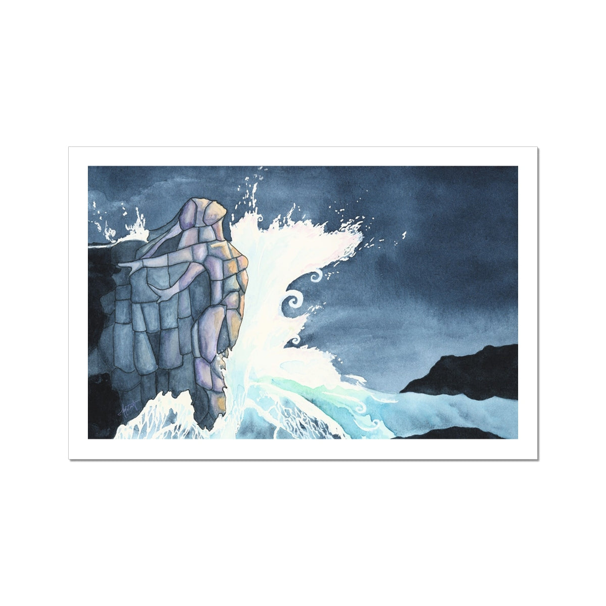 I Am the Rock Canvas Print