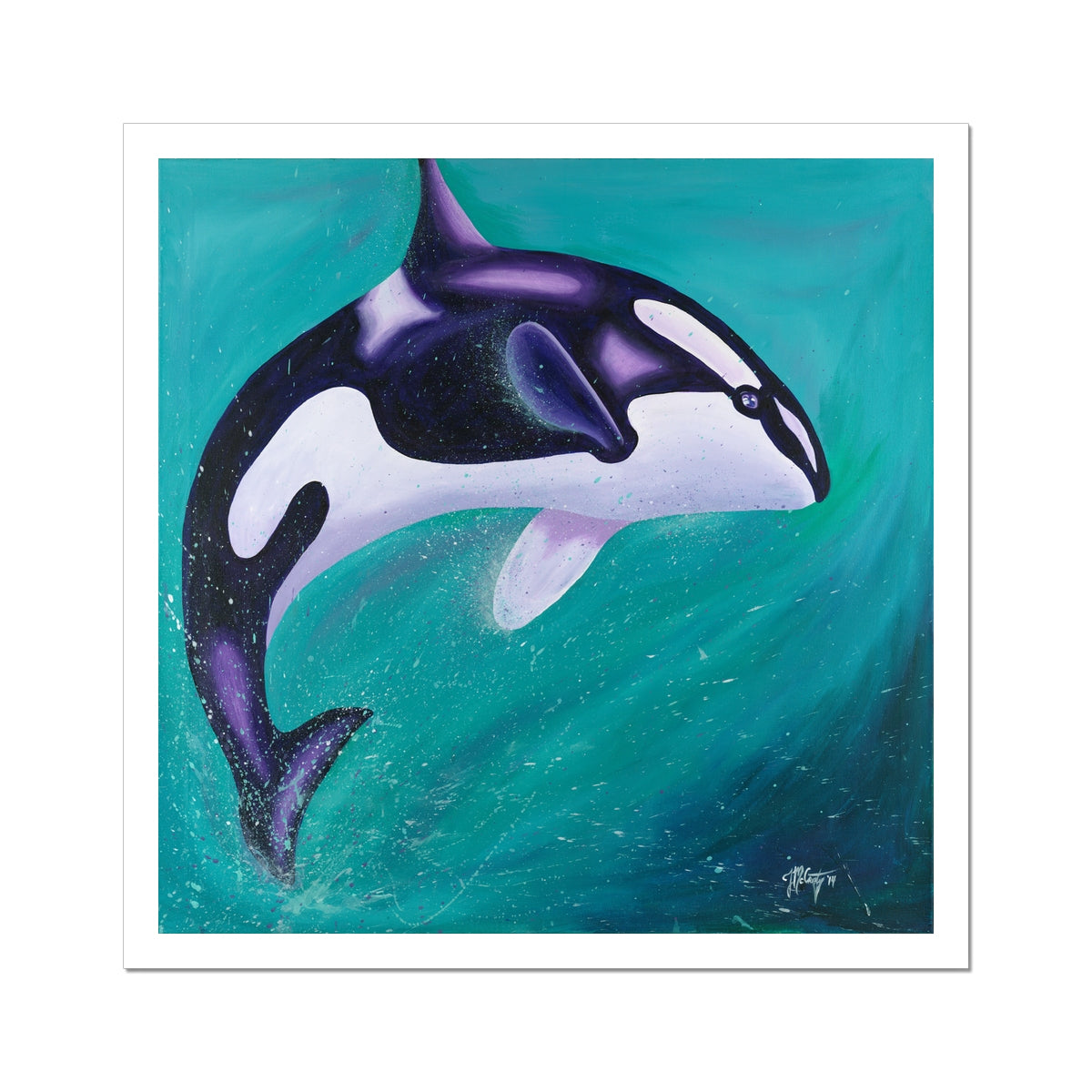 Big Splash Canvas Print