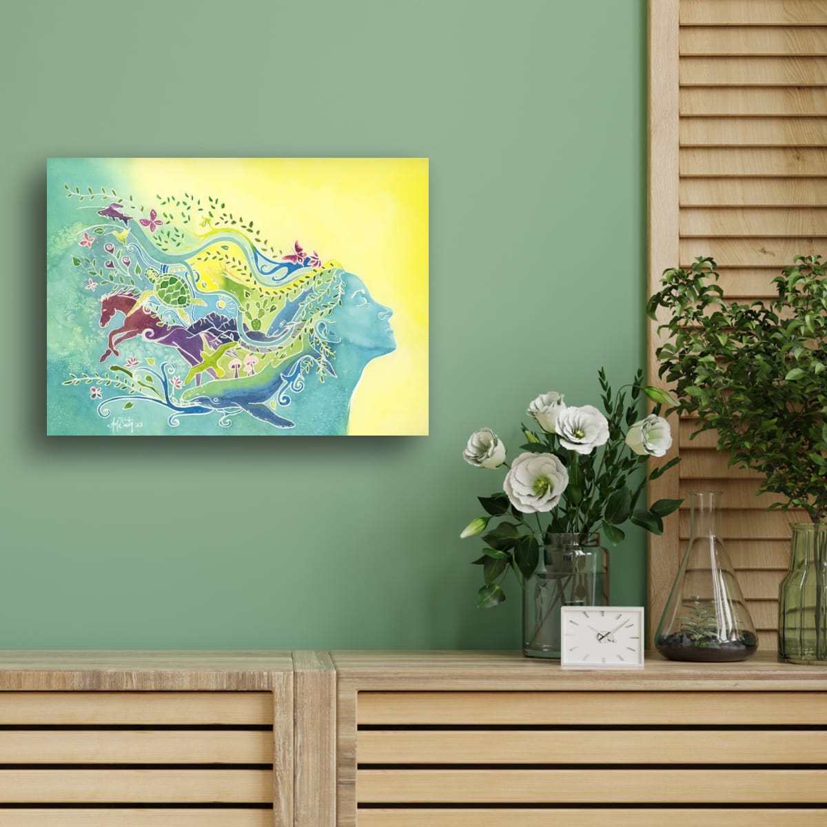 The Vision Within Canvas Print