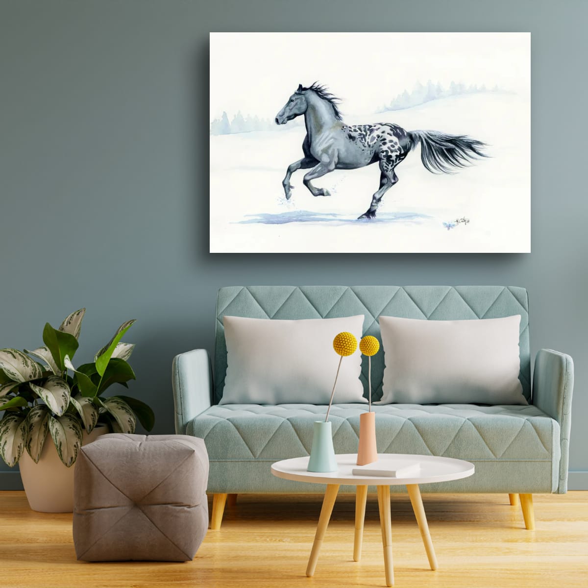 Winter Warrior Canvas Print