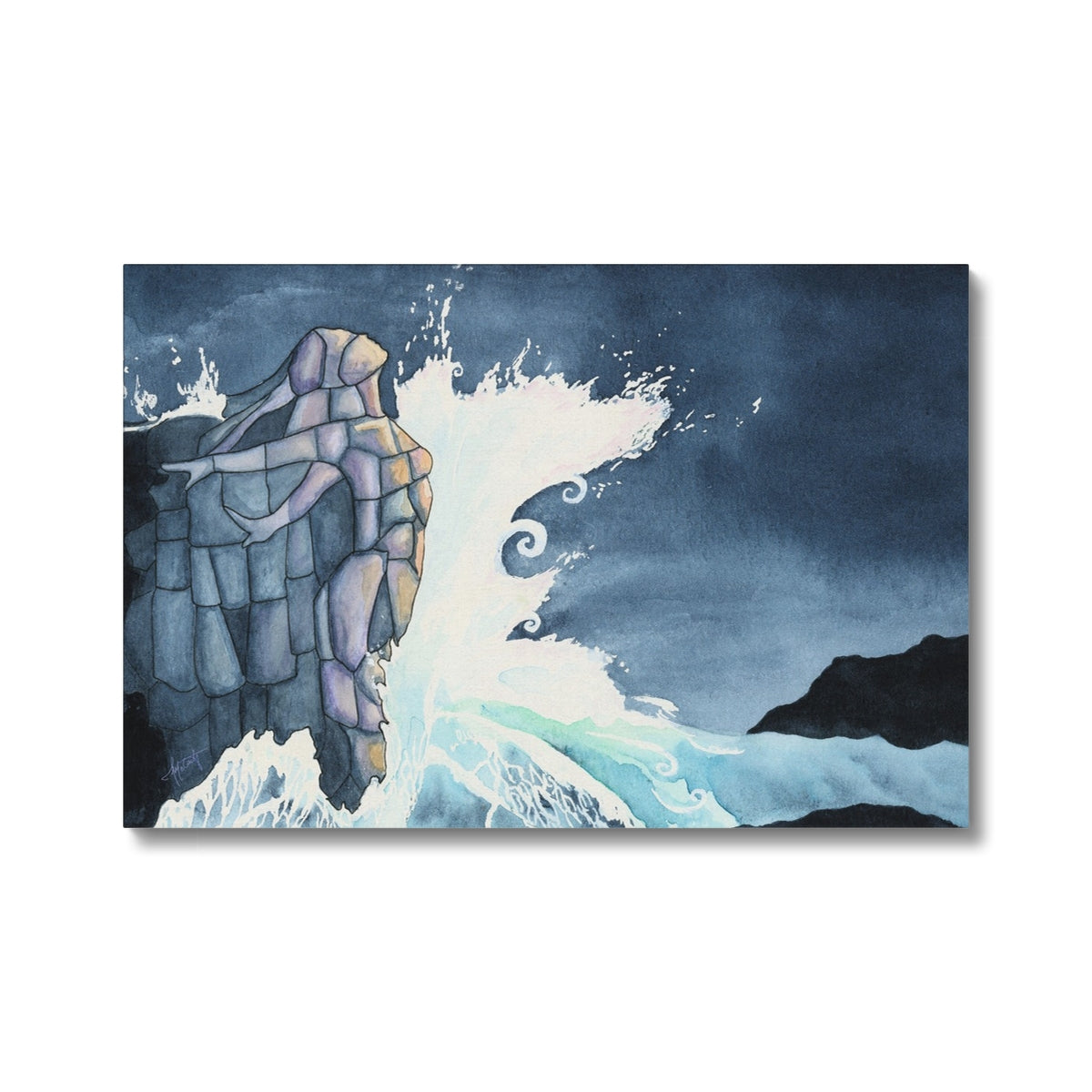 I Am the Rock Canvas Print