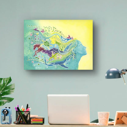 The Vision Within Canvas Print