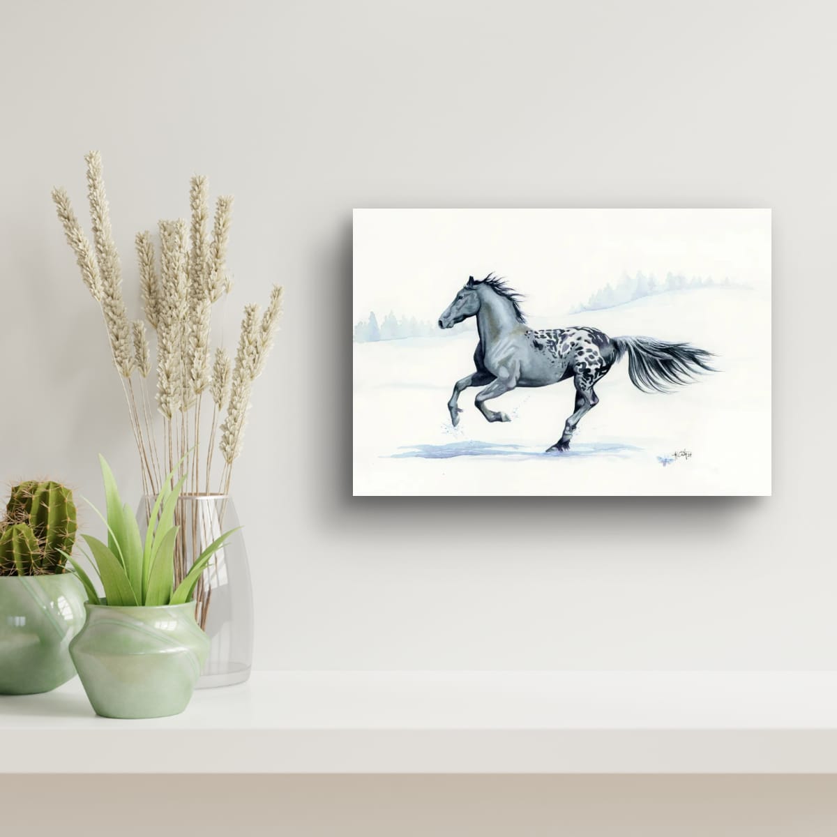 Winter Warrior Canvas Print