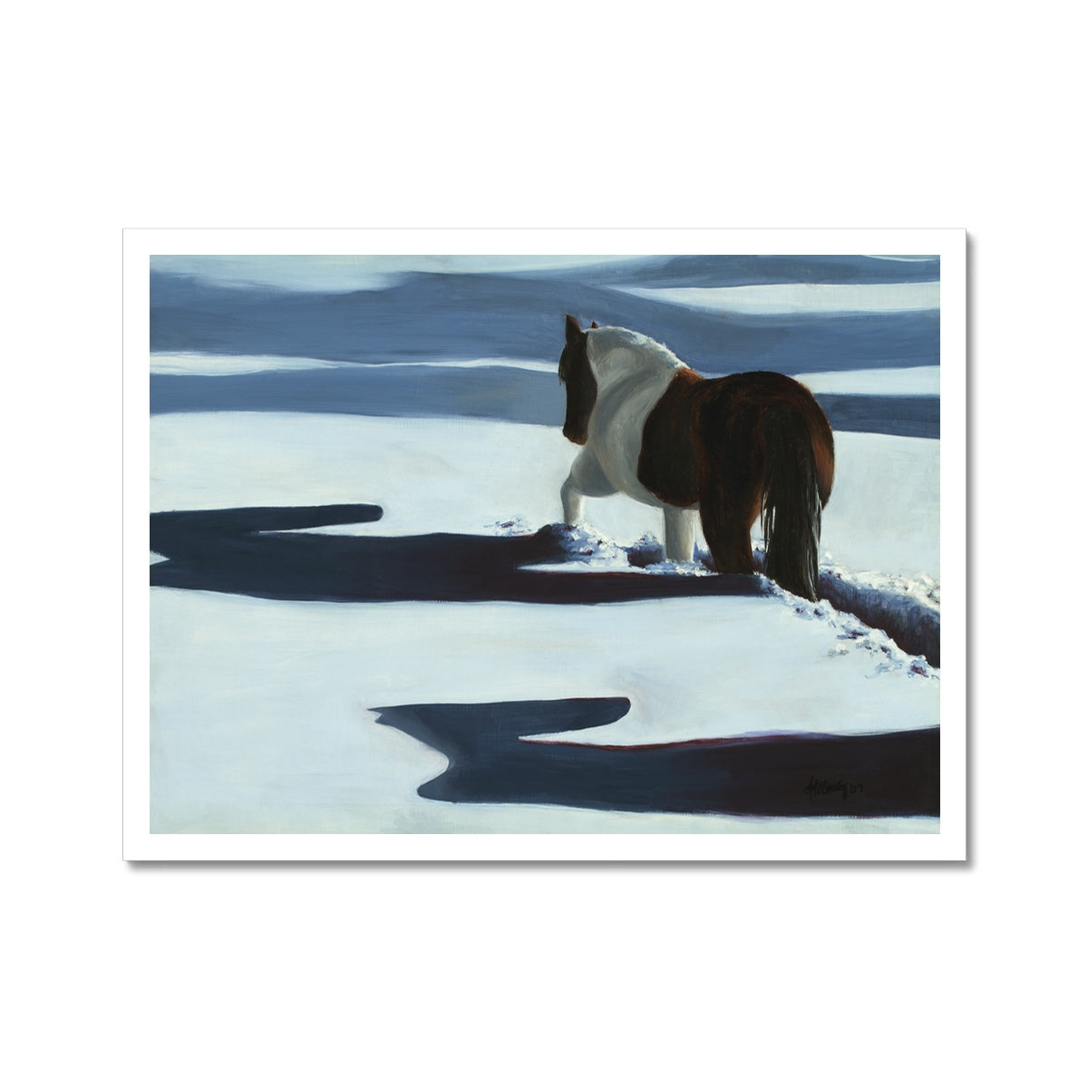 Snow Plow Fine Art Print