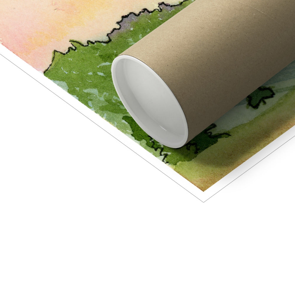 Sunrise Over Flatirons Fine Art Print