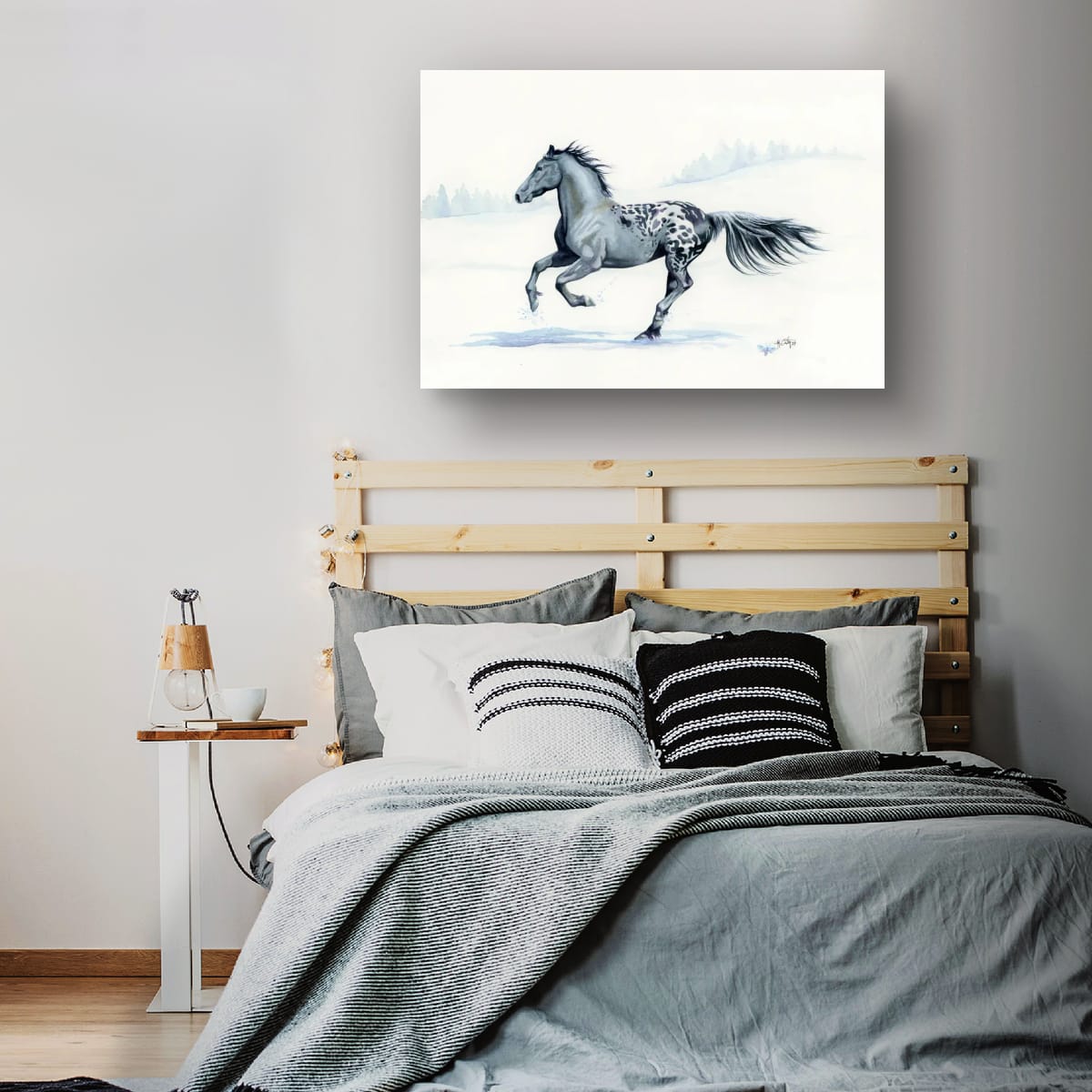 Winter Warrior Canvas Print