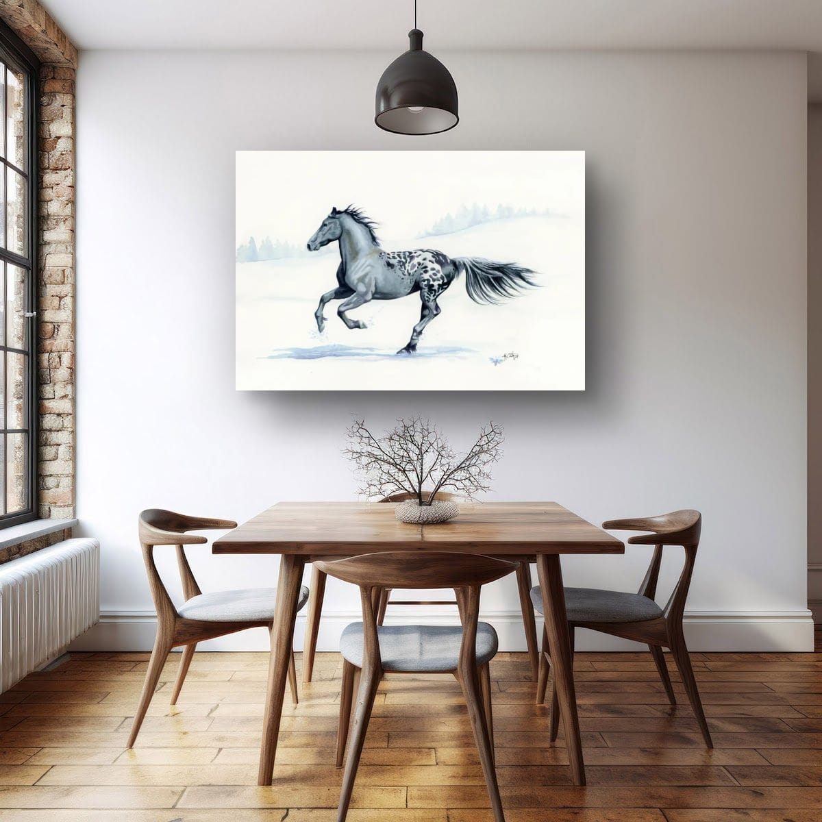 Winter Warrior Canvas Print