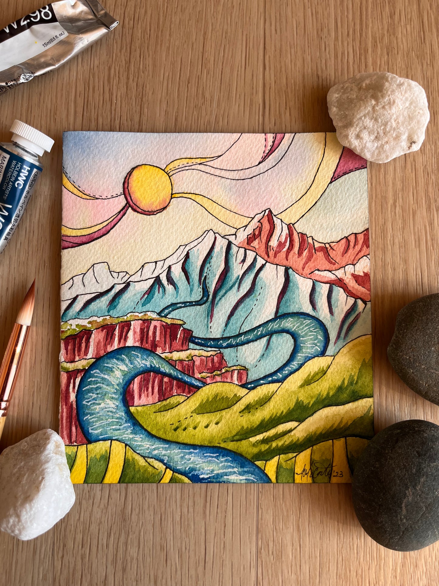 Whimsical St. Vrain - Original Painting