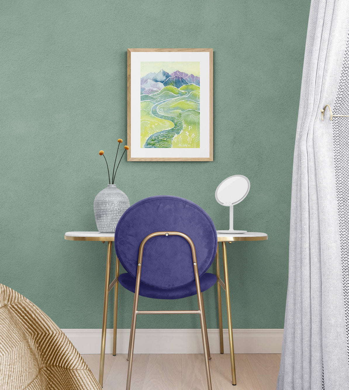 Crystalline Peaks Fine Art Print