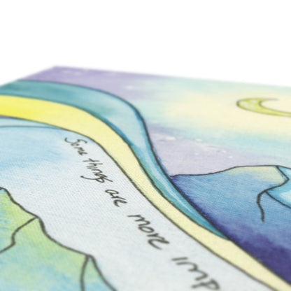 More Imporant than Fear Canvas Print