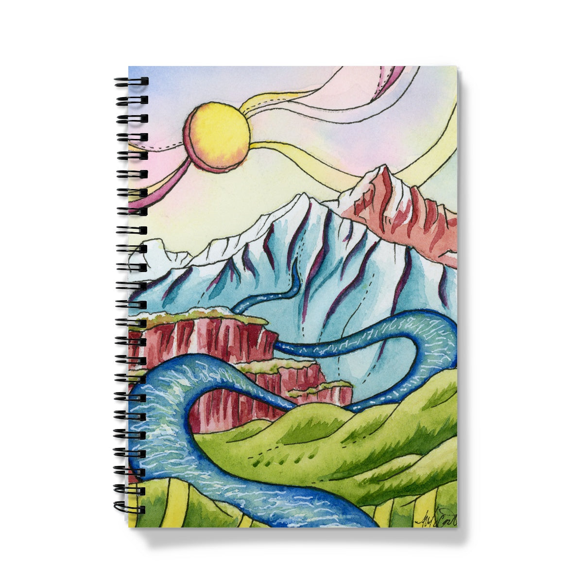 Vrain Graphic Notebook | The Sage Leaf Studio