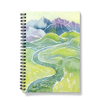Crystalline Peaks Notebook | Peaks Notebook | The Sage Leaf Studio