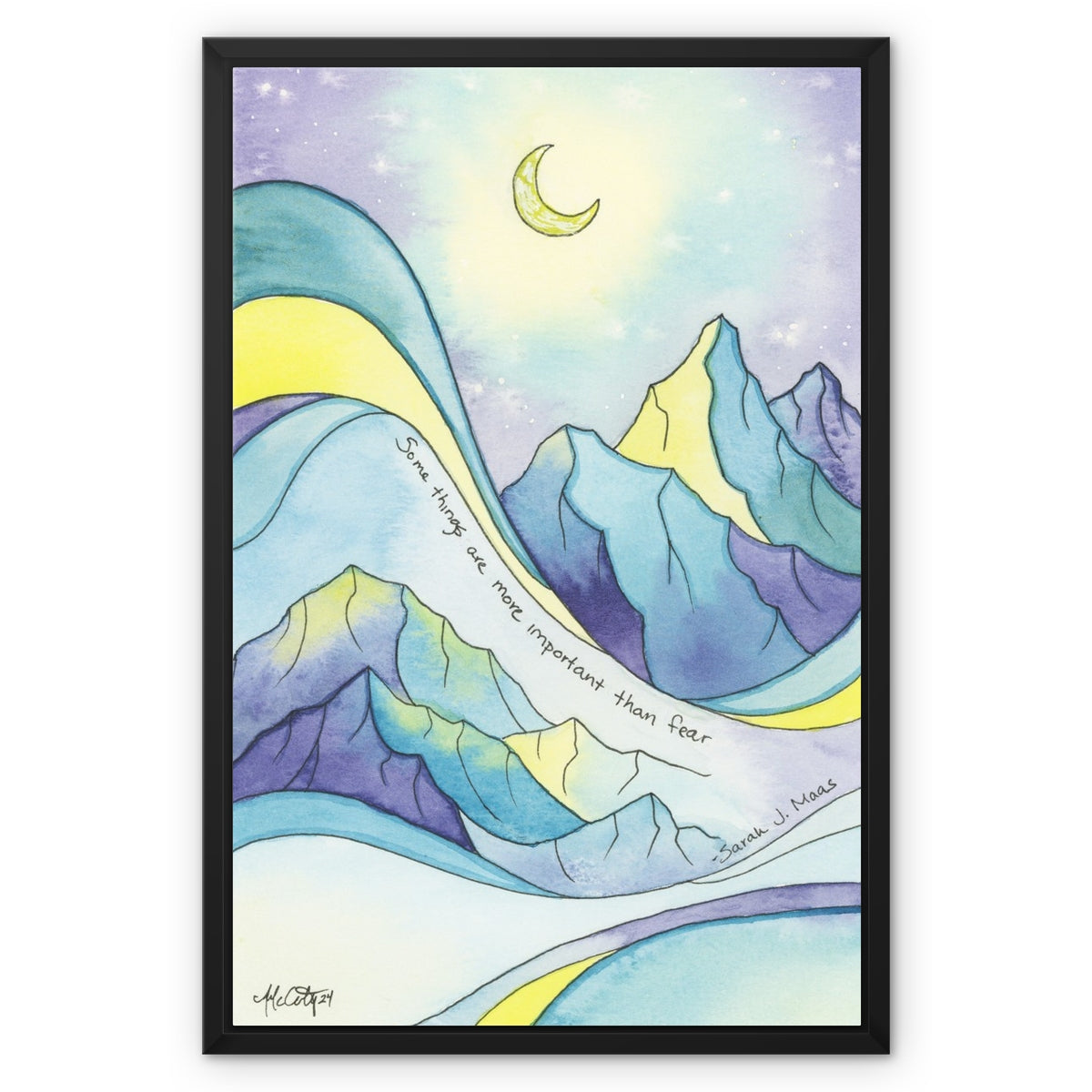 More Imporant than Fear Canvas Print