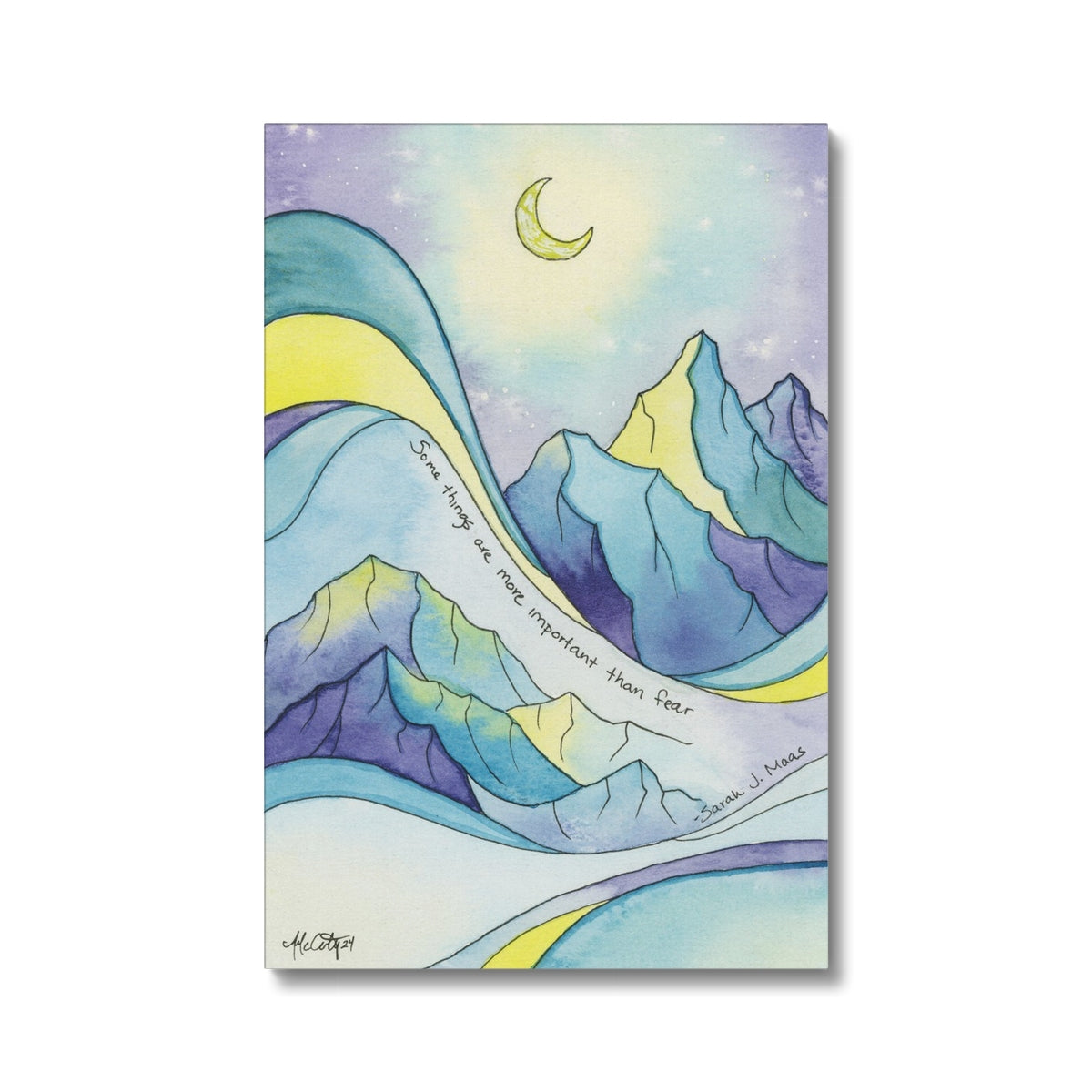 More Imporant than Fear Canvas Print