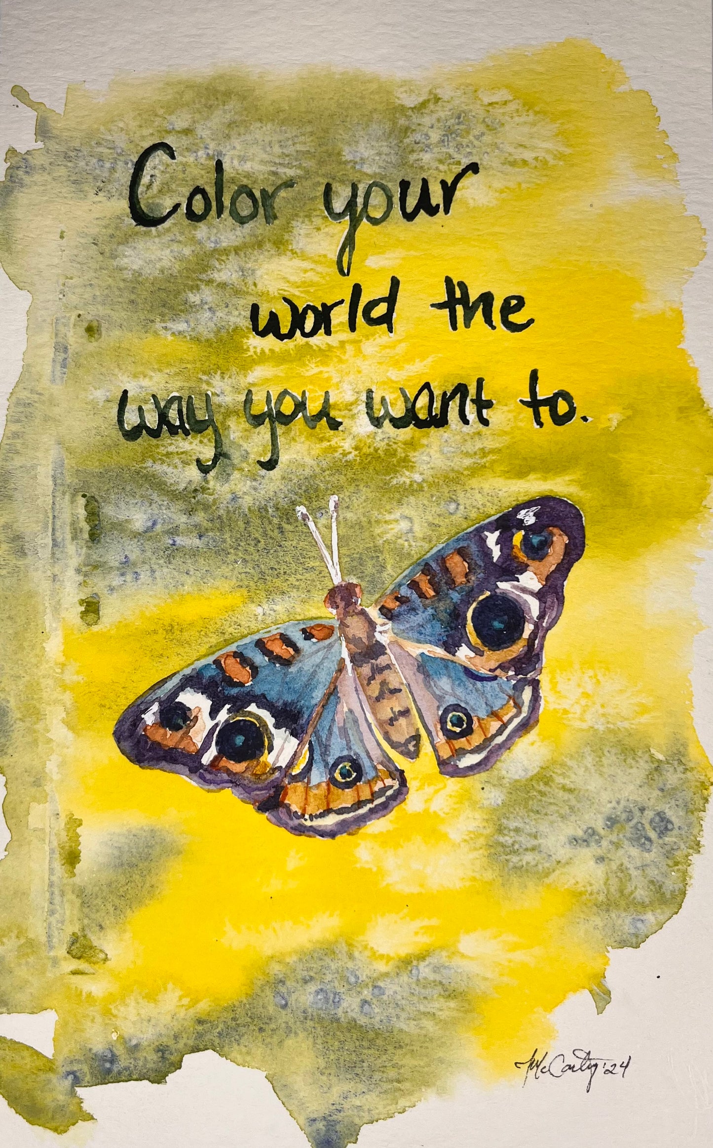 Color the World Art Print | Colorful Art Print | The Sage Leaf Studio