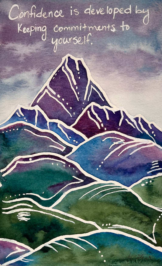 Keep Commitments to Yourself Prints | The Sage Leaf Studio