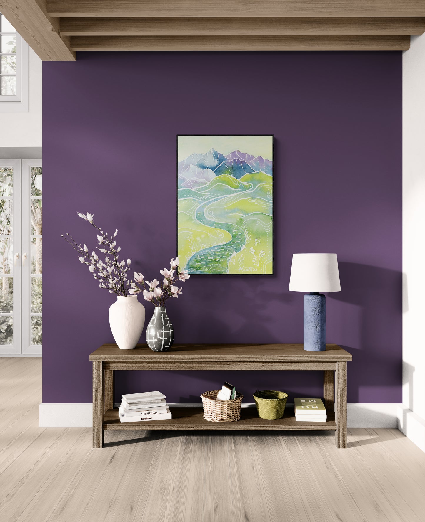 Crystalline Peaks Canvas Print