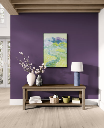 Crystalline Peaks Canvas Print