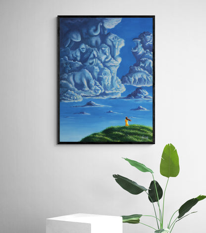 Cloud Gazing Canvas Print