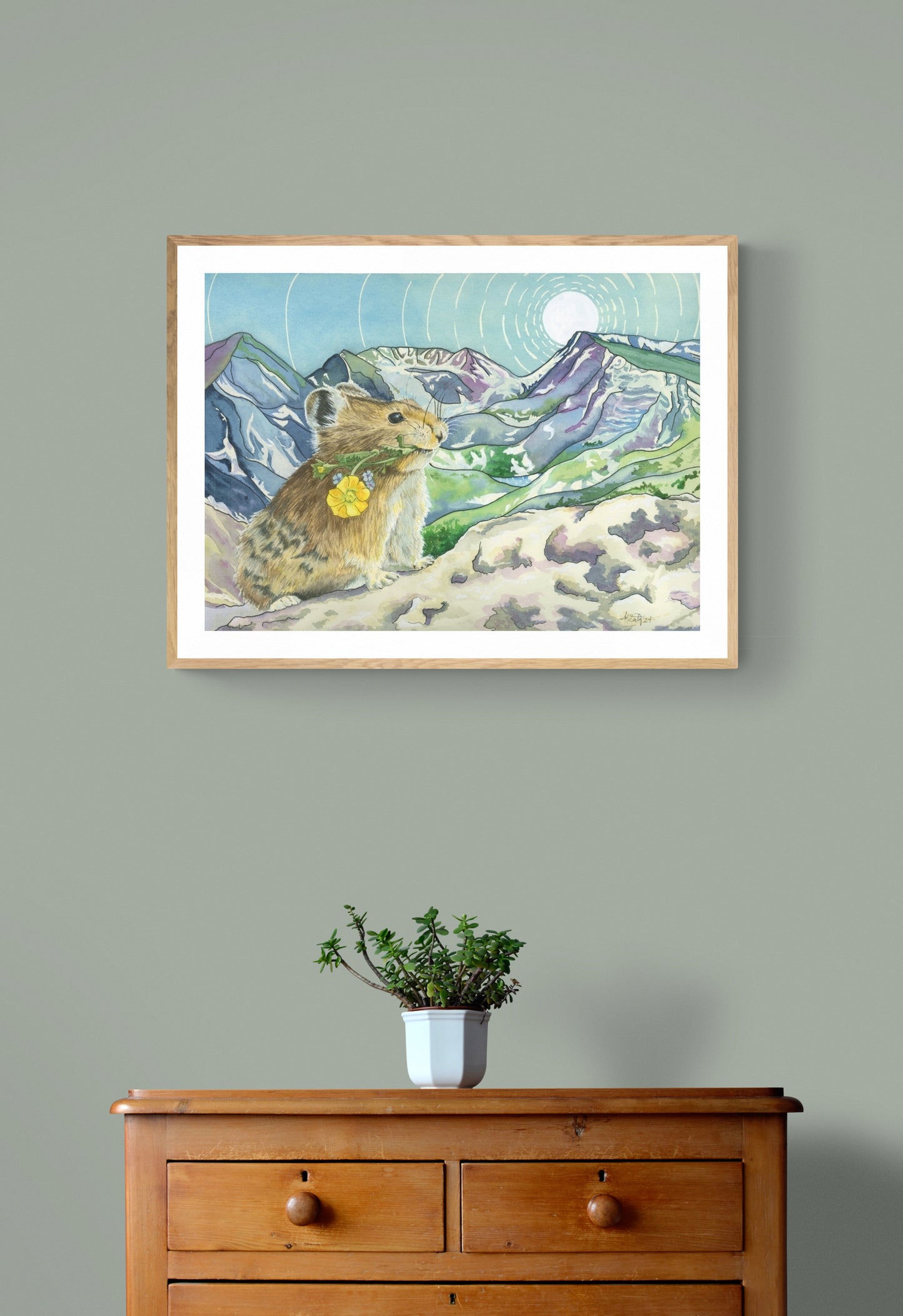 Peek Beyond the Pika - Original Painting