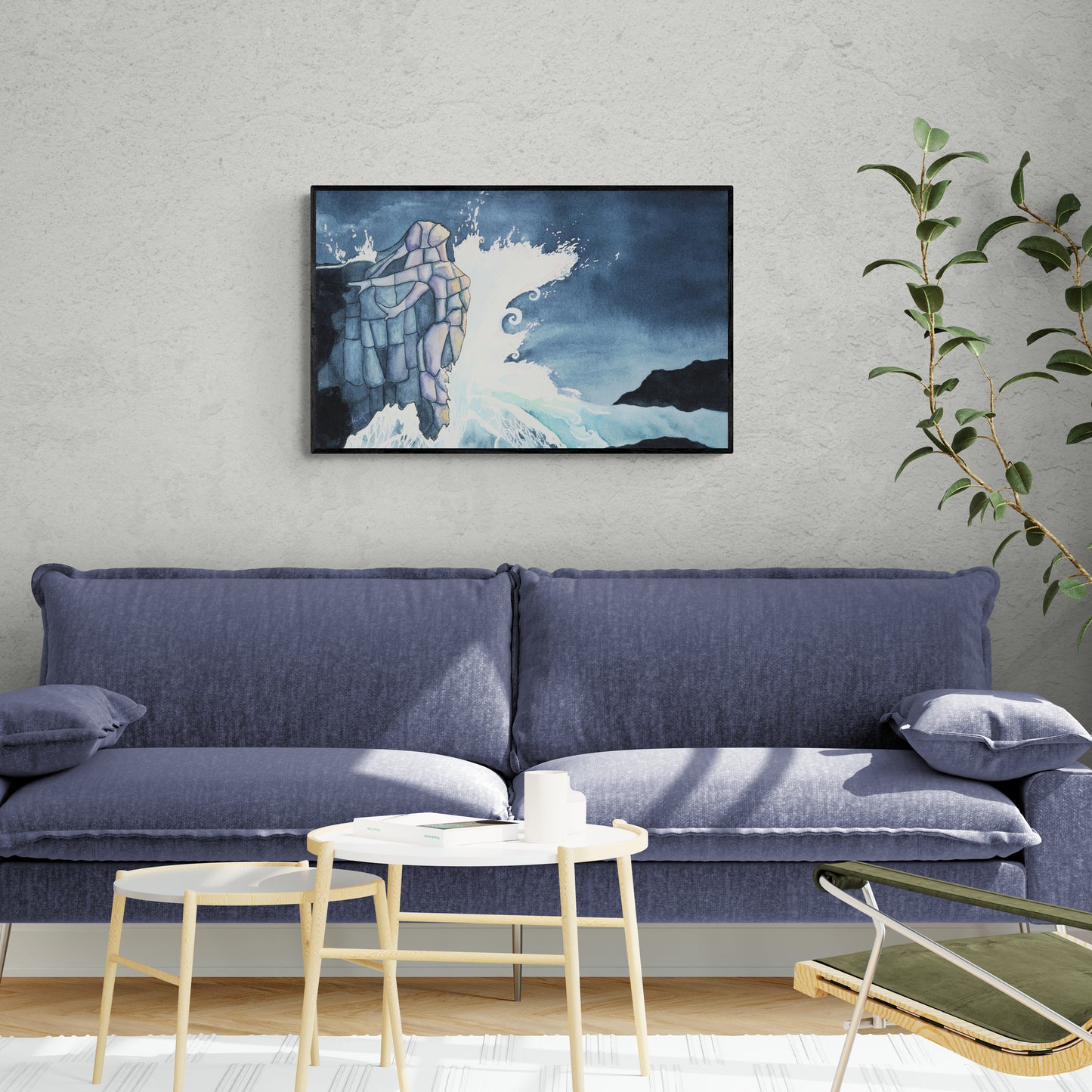 I Am the Rock Canvas Print