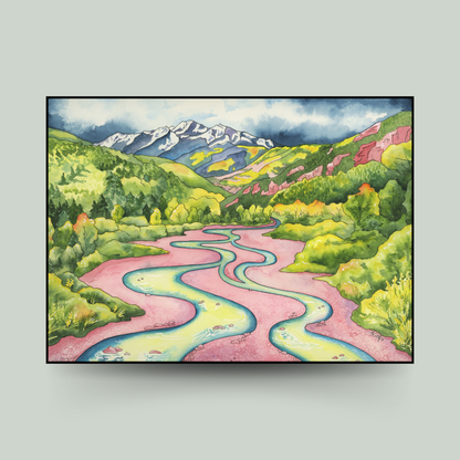 Crystal River Magic Canvas Print