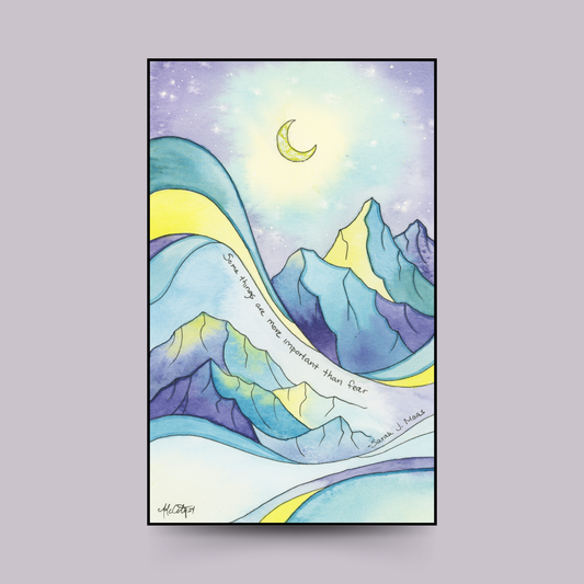 More Imporant than Fear Canvas Print