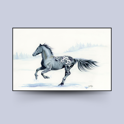 Winter Warrior Canvas Print