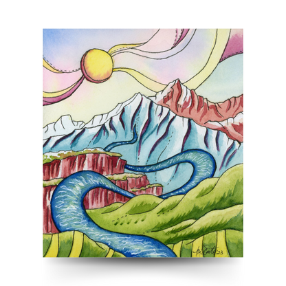 Whimsical St. Vrain - Original Painting